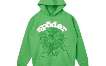 Green Spider Web Hoodie